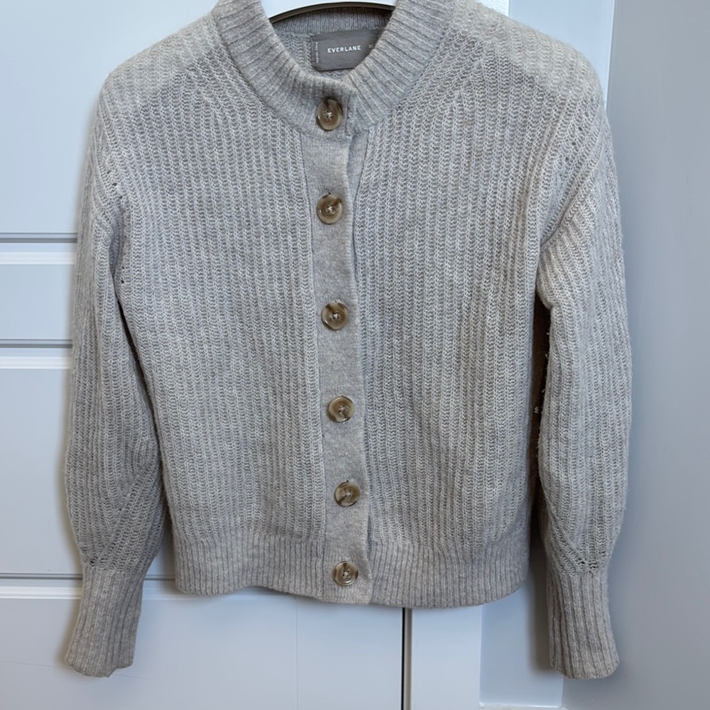 Everlane Alpaca Cocoon Cardigan